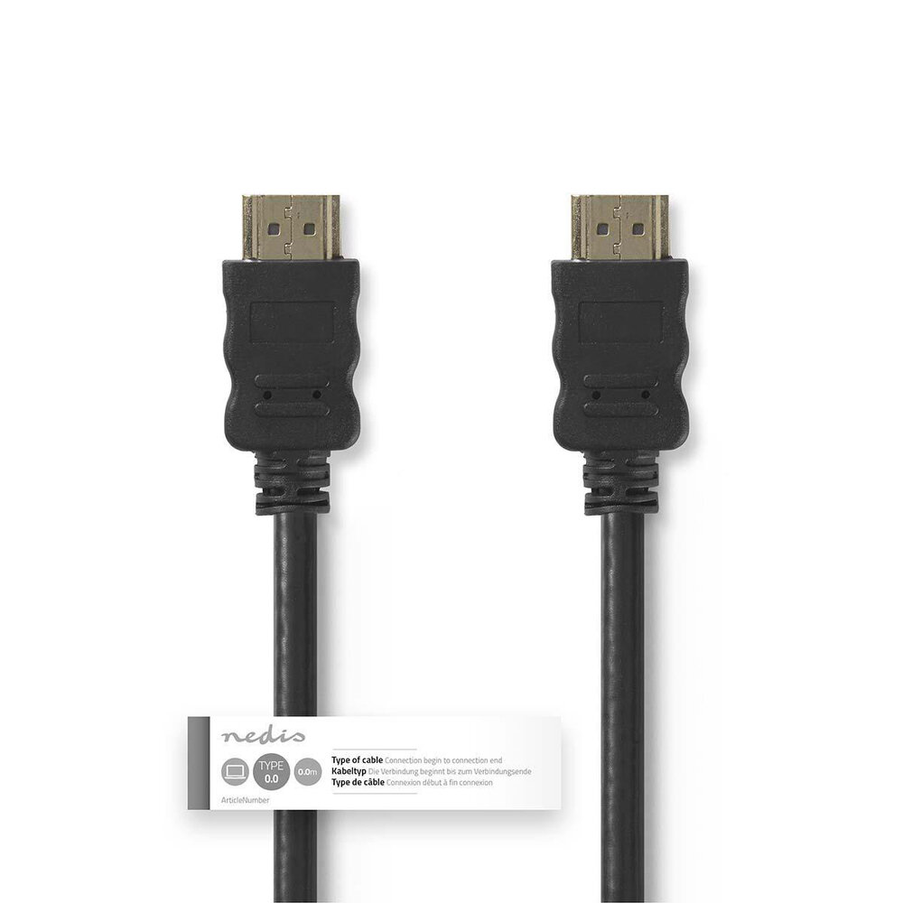 Nedis Nedis HDMI kabel 0.5 meter Nedis Nedis HDMI kabel 0.5 meter