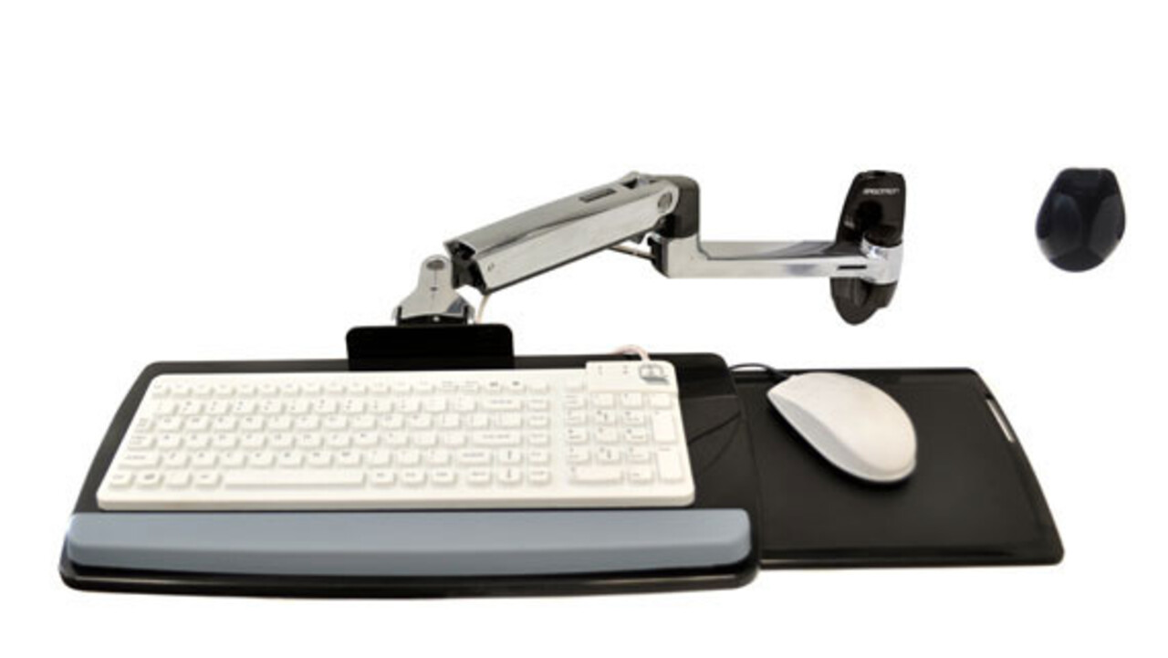 Ergotron Ergotron LX Wall Mount Keyboard Arm Ergotron Ergotron LX Wall Mount Keyboard Arm
