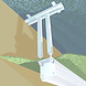 Da-Lite Da-Lite plafondbeugel FlexScreen 20 cm Da-Lite Da-Lite plafondbeugel FlexScreen 20 cm