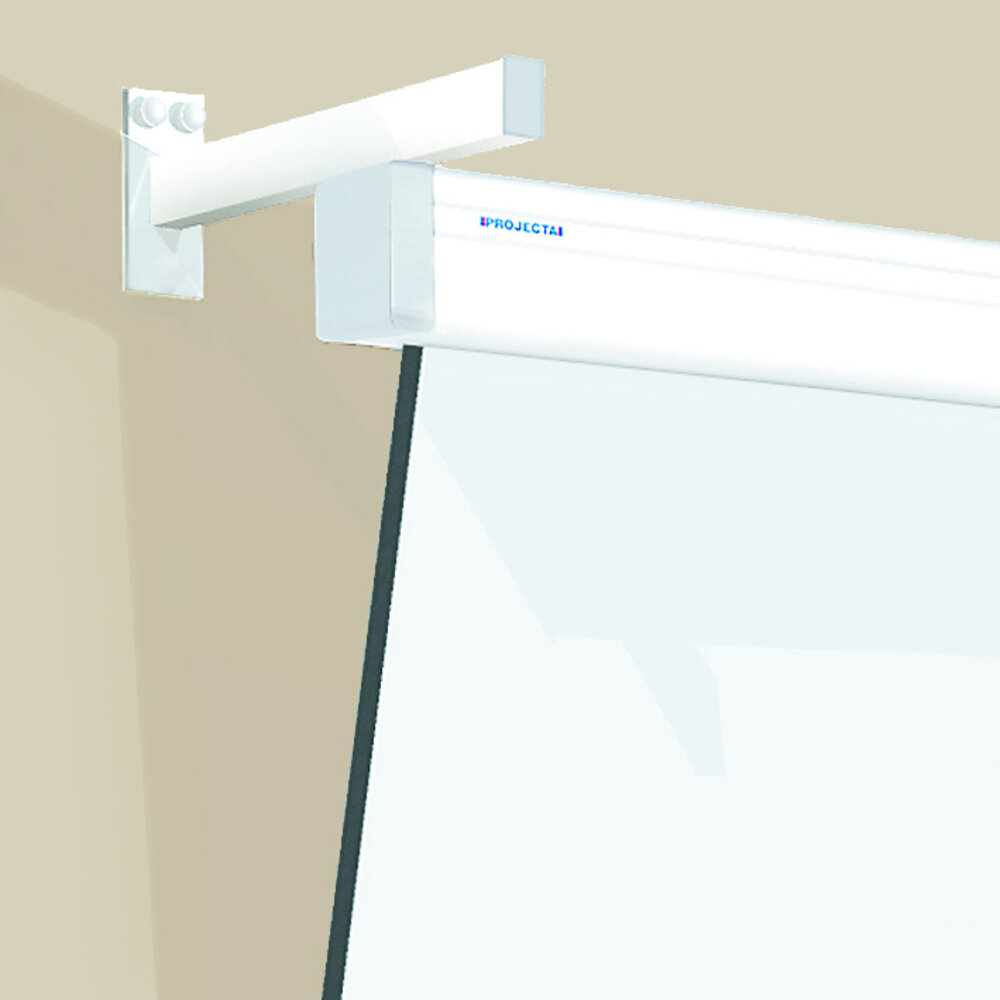 Da-Lite Da-Lite Wandbeugel 10 cm wit RAL 9016 Da-Lite Da-Lite Wandbeugel 10 cm wit RAL 9016