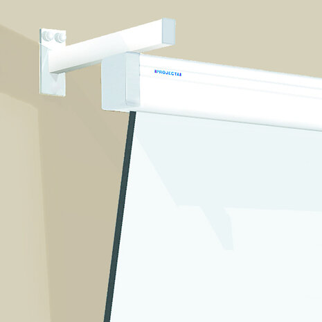 Da-Lite Da-Lite wandbeugel 10 cm zwart RAL 7021