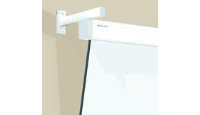 Da-Lite Da-Lite Wandbeugel SlimScreen RAL 7021 Da-Lite Da-Lite Wandbeugel SlimScreen RAL 7021