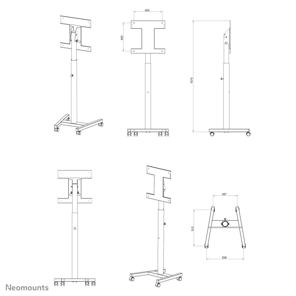 Newstar Newstar PLASMA-M1400 flat panel vloer standaard Newstar Newstar PLASMA-M1400 flat panel vloer standaard