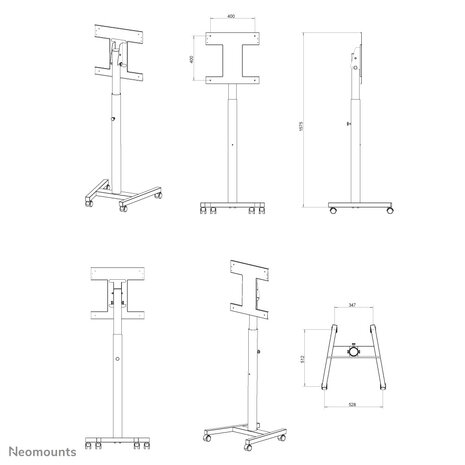 Newstar Newstar PLASMA-M1400 flat panel vloer standaard Newstar Newstar PLASMA-M1400 flat panel vloer standaard