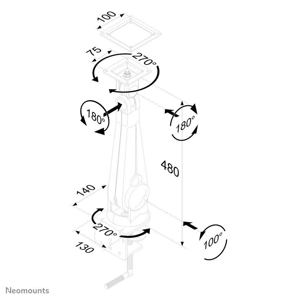 Newstar Newstar FPMA-D100BLACK Newstar Newstar FPMA-D100BLACK