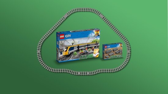 Lego LEGO City Rechte en Gebogen Rails - 60205