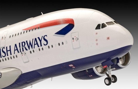 Revell Revell Modelbouwset A380-800 British Airways 1:144 Wit 163-delig