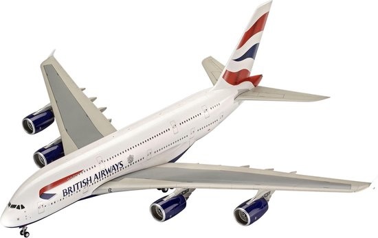 Revell Revell Modelbouwset A380-800 British Airways 1:144 Wit 163-delig
