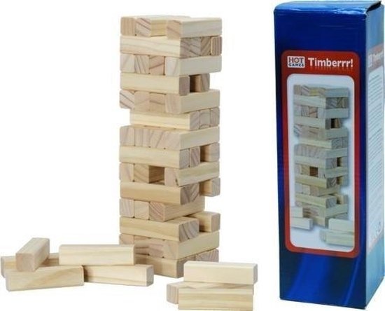 Blokkentorenspel timber 56blok