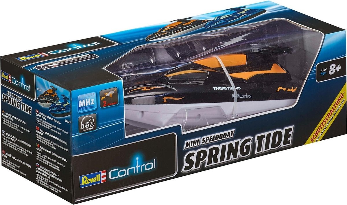 Revell Revell Control Spring Tide 40 RC boot 240 mm (oranje of blauw)