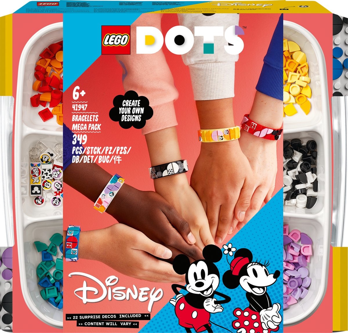 Lego LEGO DOTS Mickey & Friends: megapak armbanden - 41947