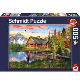 Schmidt Schmidt Vissen bij het meer, 500 stukjes - Puzzel - 10+