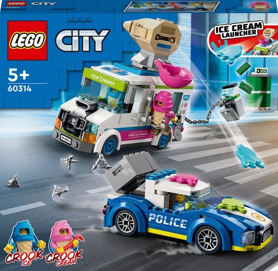 Lego Lego city ijswagen politieacht