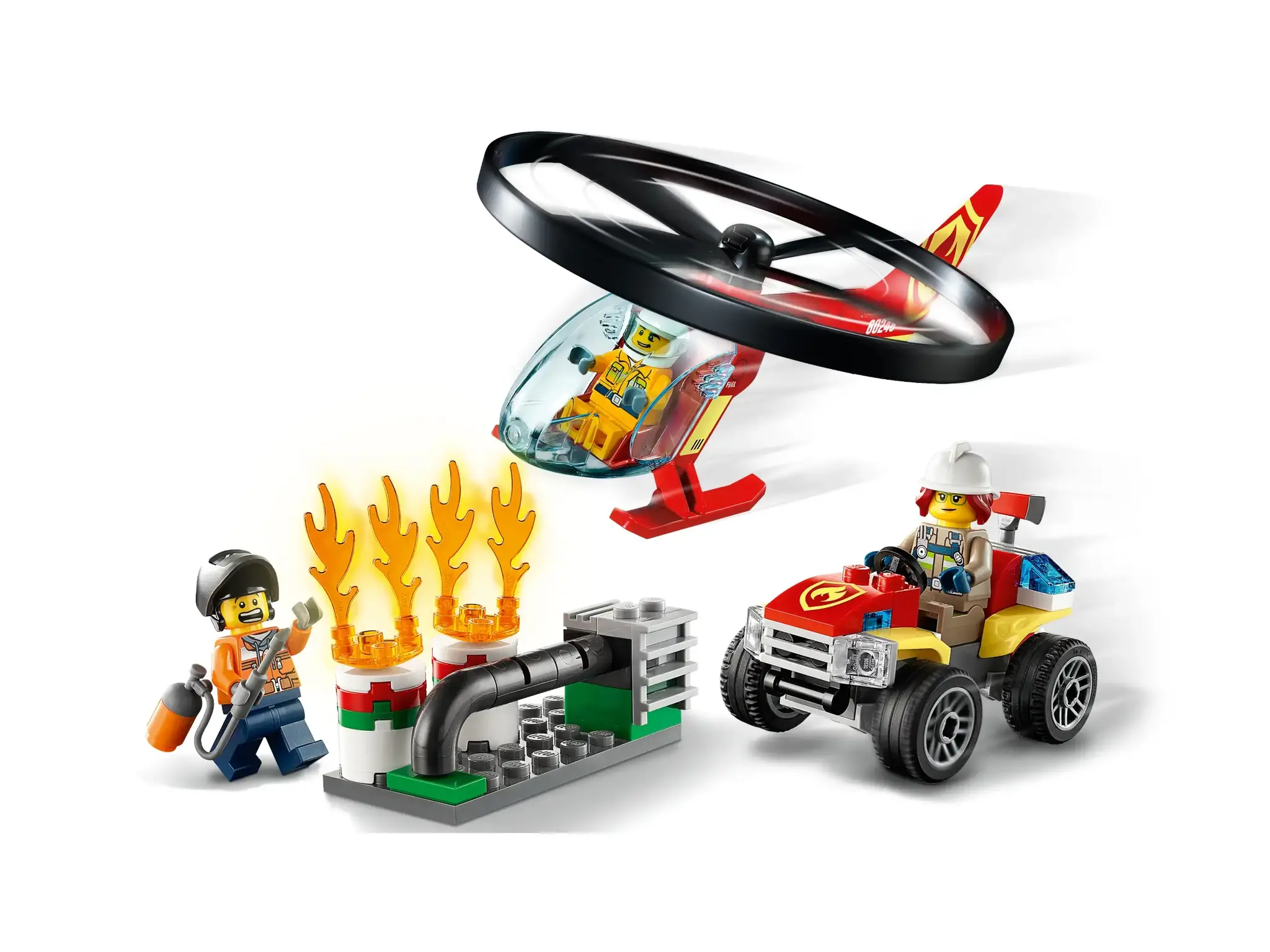 Lego city brandweer helicopter