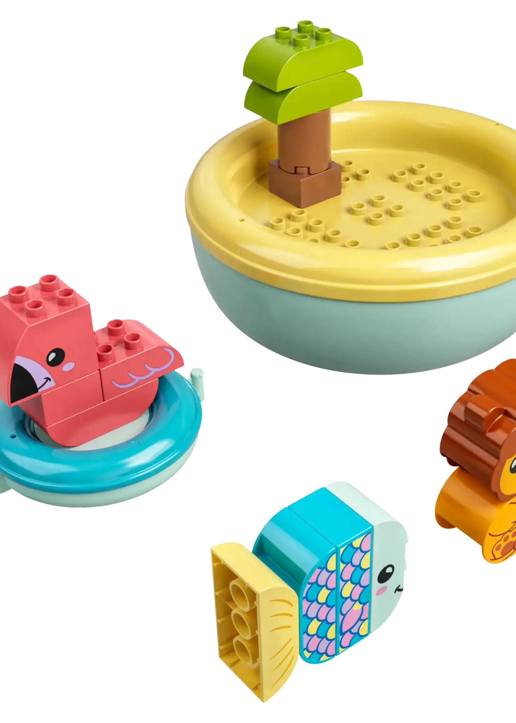 LEGO® DUPLO® Mijn eerste pret in bad: drijvend diereneiland (10966)