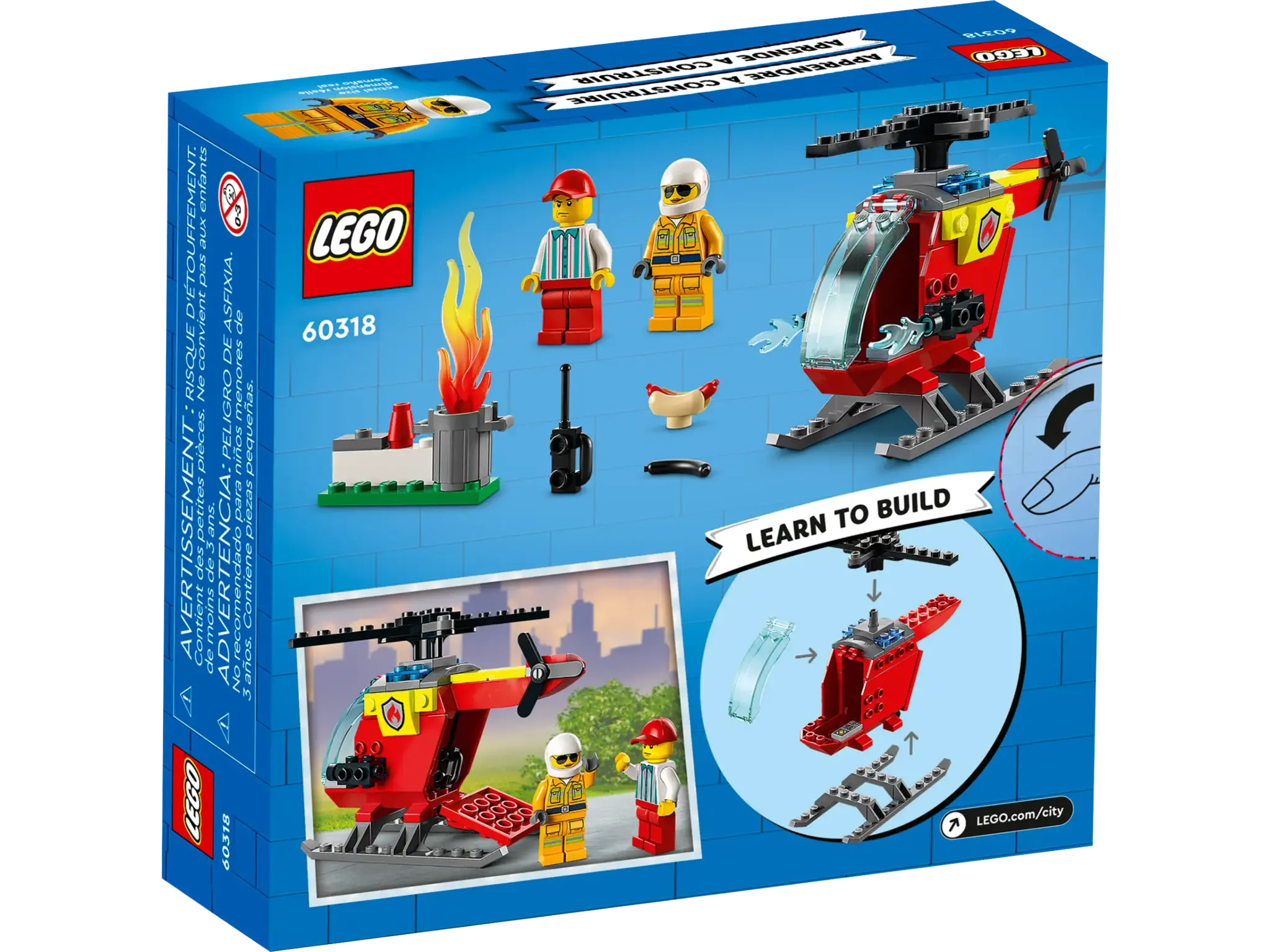 Lego city brandweerhelicopter