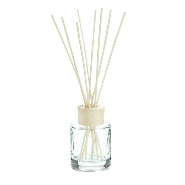 Glazen fles reed diffuser 100 ml. zonder bamboestokjes