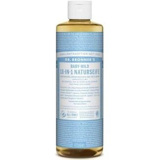 Dr.Bronner's vloeibare zeep babymild 475 ml.