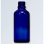 Blauwglas fles 100 ml., DIN 18 (zonder dop)