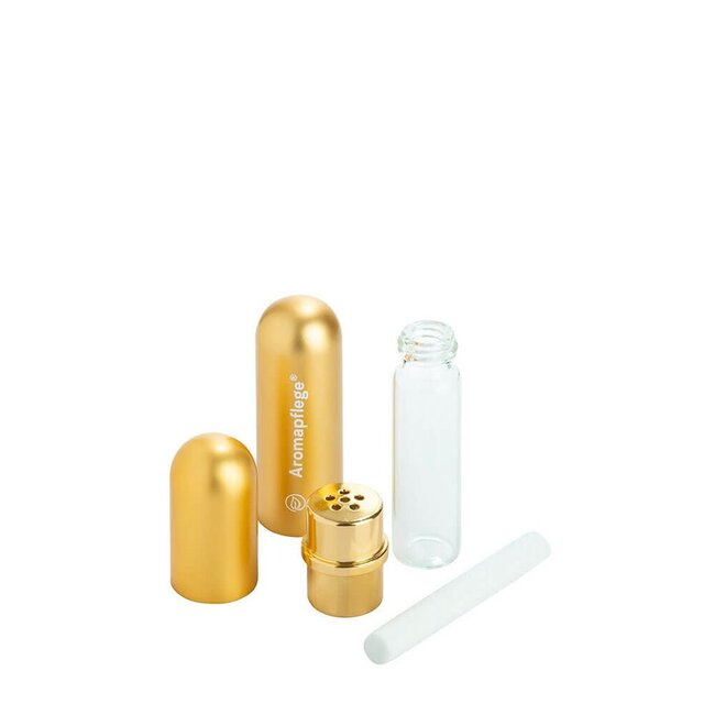 glas/aluminium inhalator goud