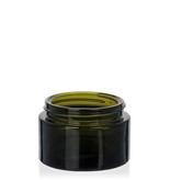 glazen pot groen 50 ml. (gerecycled glas)
