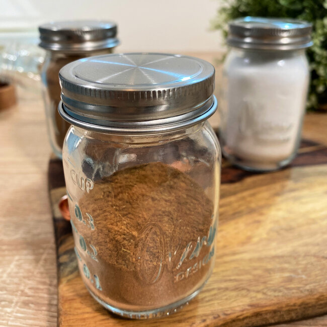 Mini Mason Jar 129 ml. 4 stuks