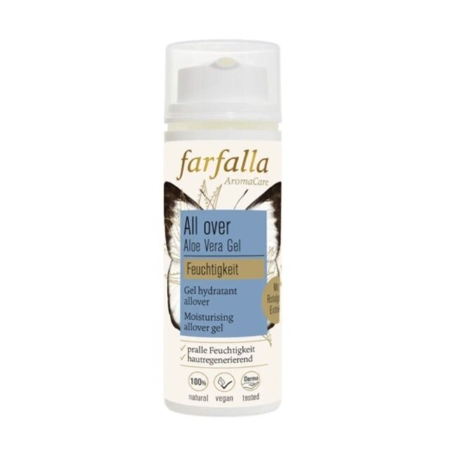All over aloe vera gel bio Farfalla 50 ml.