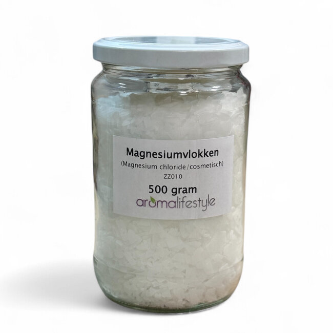 Magnesium vlokken ( magnesiumchloride) 500 gr.