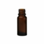 Bruinglas flesjes 10 ml., DIN 18 (zonder dop)  5 stuks