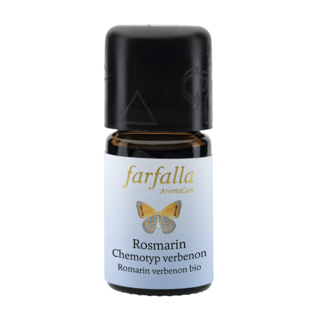 Farfalla Rozemarijn ct Verbenon  (Rosmarin Chemotyp Verbenon), BIO demeter 5 ml.