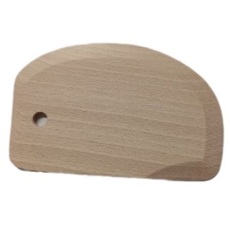 Houten deegschraper