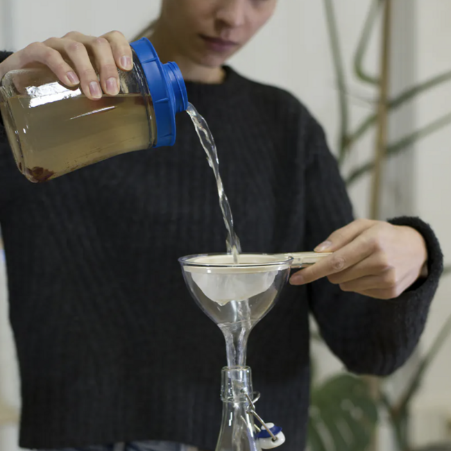 Trechter met afneembare zeef