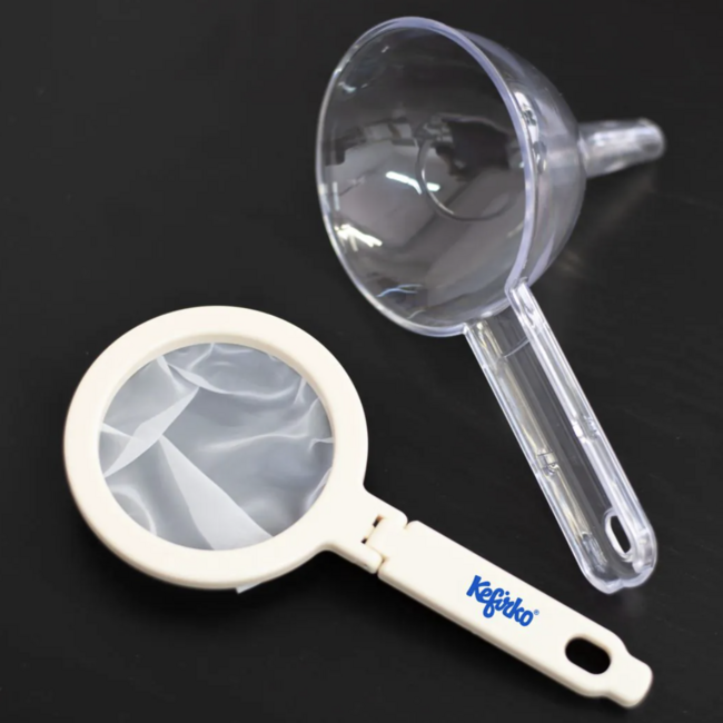 Trechter met afneembare zeef