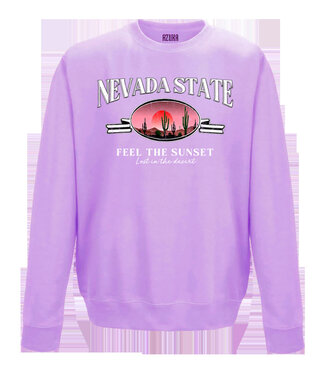 AZUKA Sweater NEVADA STATE - lavender