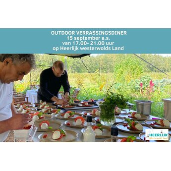 Rineke Dijkinga Meditterraan Verrassingsdiner op Heerlijk Westerwolds Land