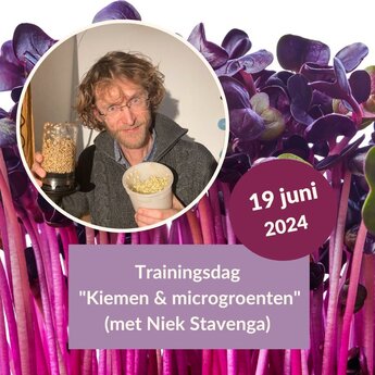 Kiemen & microgroenten dag | 19 juni 2024