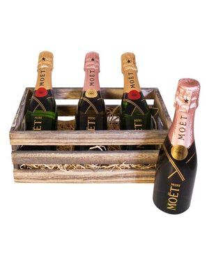 Moët & Chandon Geschenkkratje 2x Mini Brut & 1x Rosé (3x20CL)