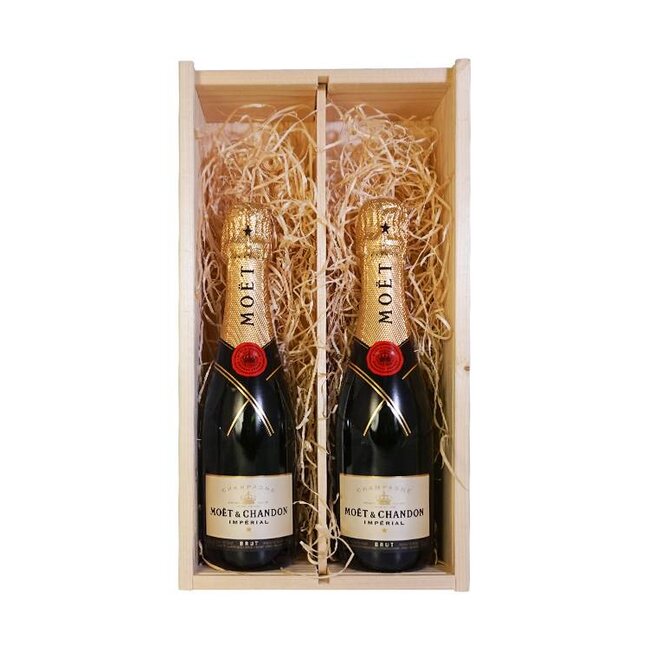 Moët & Chandon Geschenkkist 2 x Impérial Brut 37,5CL