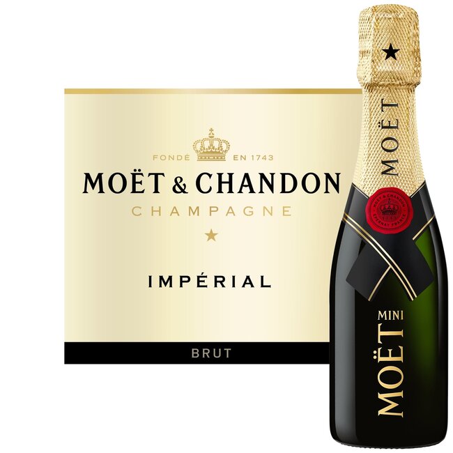 Moët & Chandon Piccolo Geschenkkist Brut & Rosé x20CL