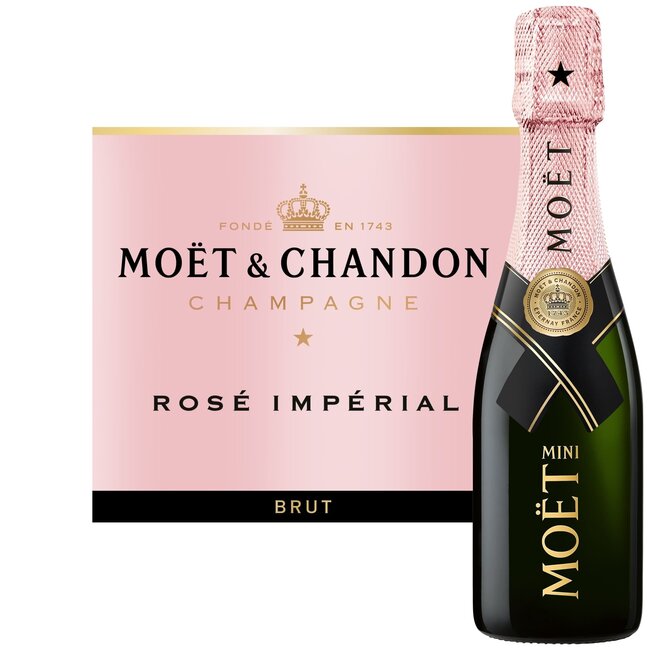 Moët & Chandon Piccolo Geschenkkist Brut & Rosé x20CL