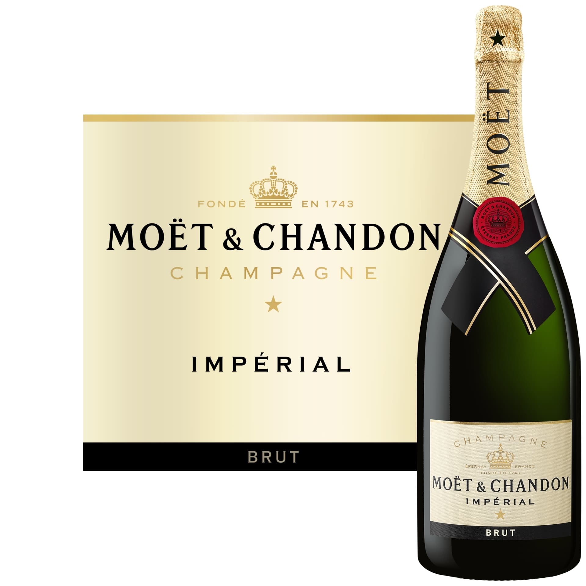huren Het is goedkoop banner Moët & Chandon Imperial in houten kist 1,5 Liter Champagne - Club Champagne
