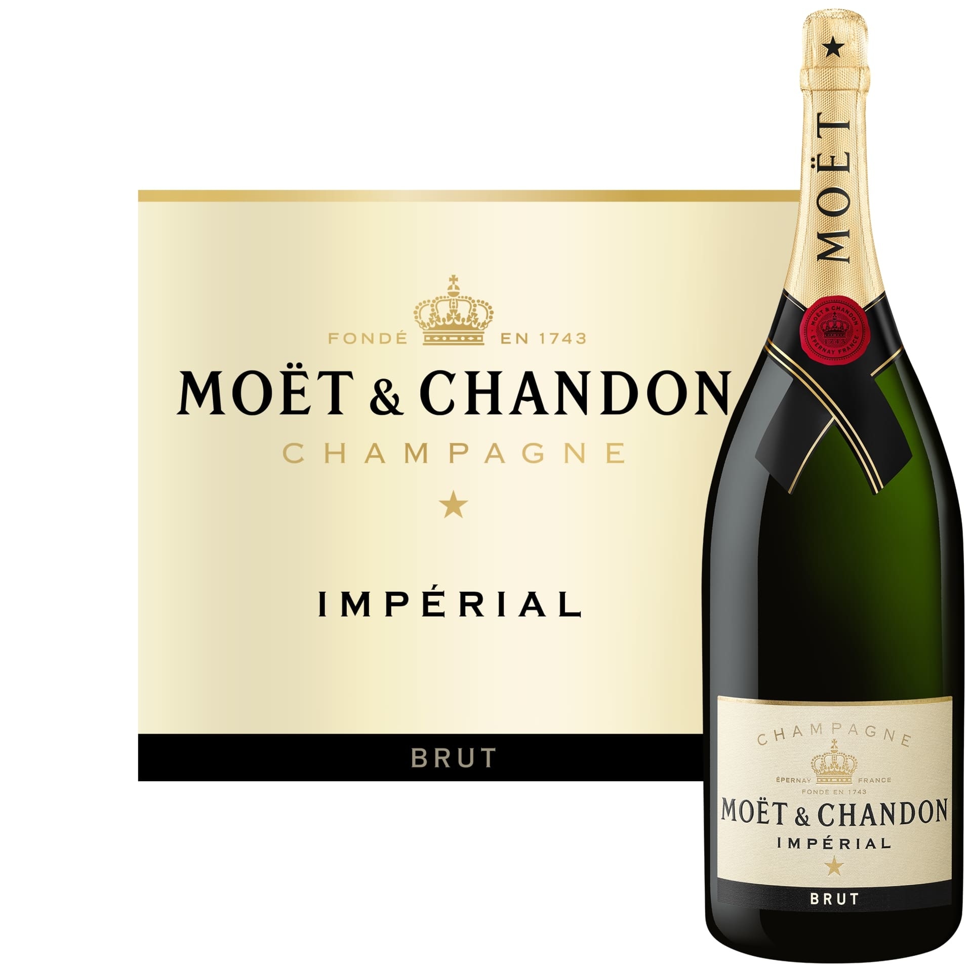 bord Op de grond afgunst Moët & Chandon Moët Impérial Balthazar 12 liter kopen? - Club Champagne