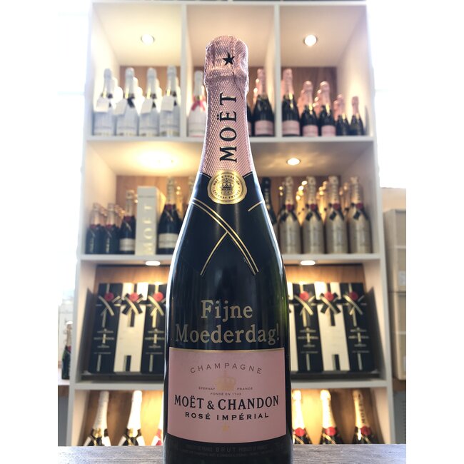 Moët & Chandon Impérial Rosé 75CL met gouden opschrift