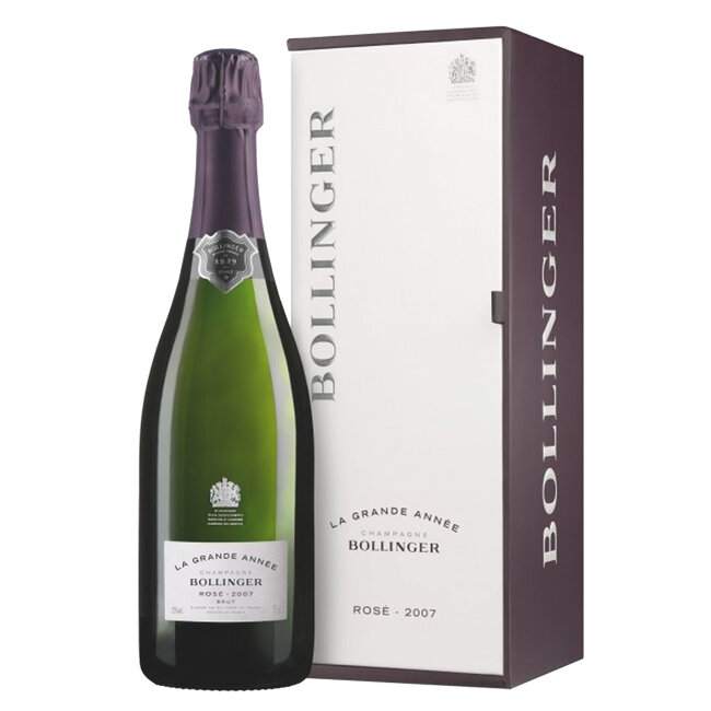 Bollinger La Grande Annee Rose 2007  In giftbox  75CL