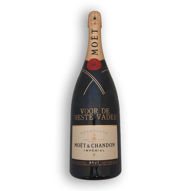 Moët & Chandon Impérial Brut 75CL met gouden opschrift