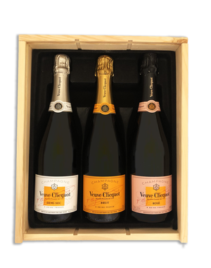 Veuve Clicquot  Proeverij set Veuve Clicquot 3 x 75CL