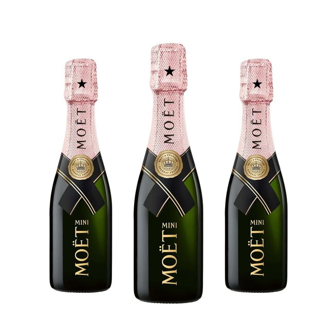 Moët & Chandon Impérial Brut Rosé Piccolo set 3x20CL