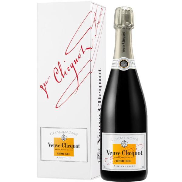 Veuve Clicquot  Demi Sec design in giftbox 75CL