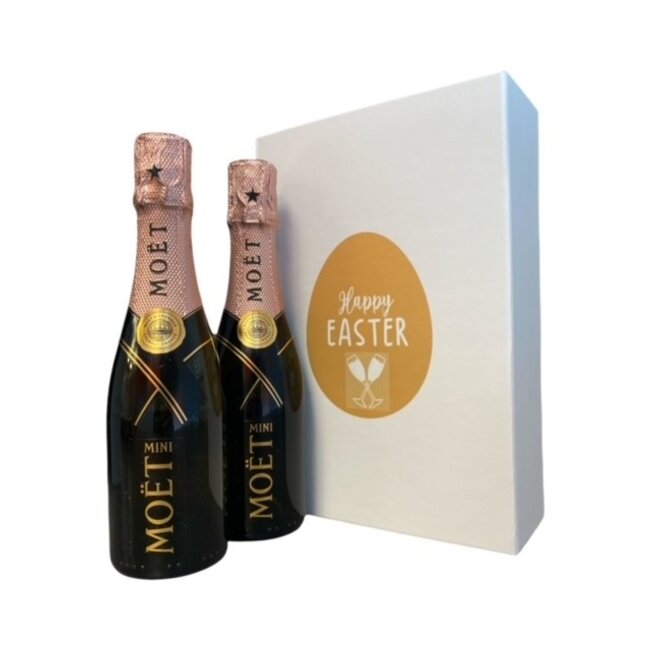 Moët & Chandon Piccolo 2x Rosé 20cl Paasgeschenkdoos