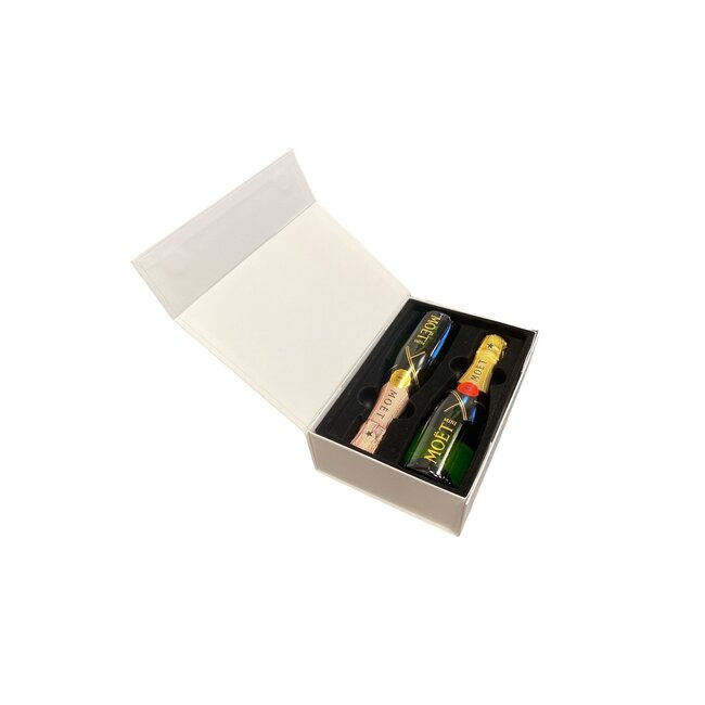 Moët & Chandon Piccolo 1x Rosé 20cl 1x Brut 20cl Paasgeschenkdoos